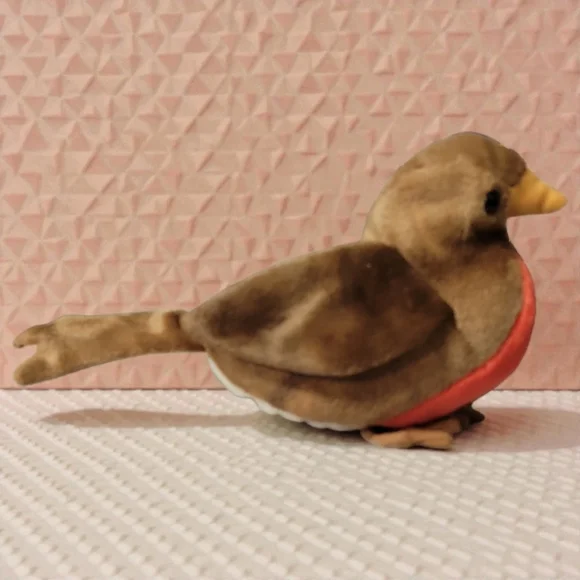 Vtg TY BEANIE BABY EARLY ROBIN BIRD RETIRED (Errors) 1997-1998 Tush Hang Tags